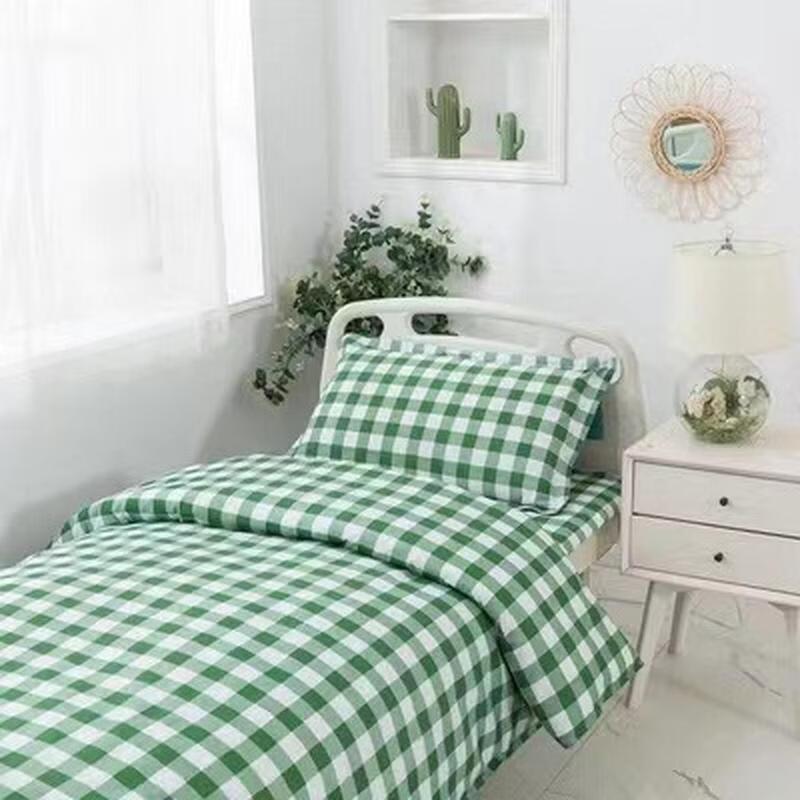 Medical-Grade Cotton Blend Bedding Set with Acrylic Quilt