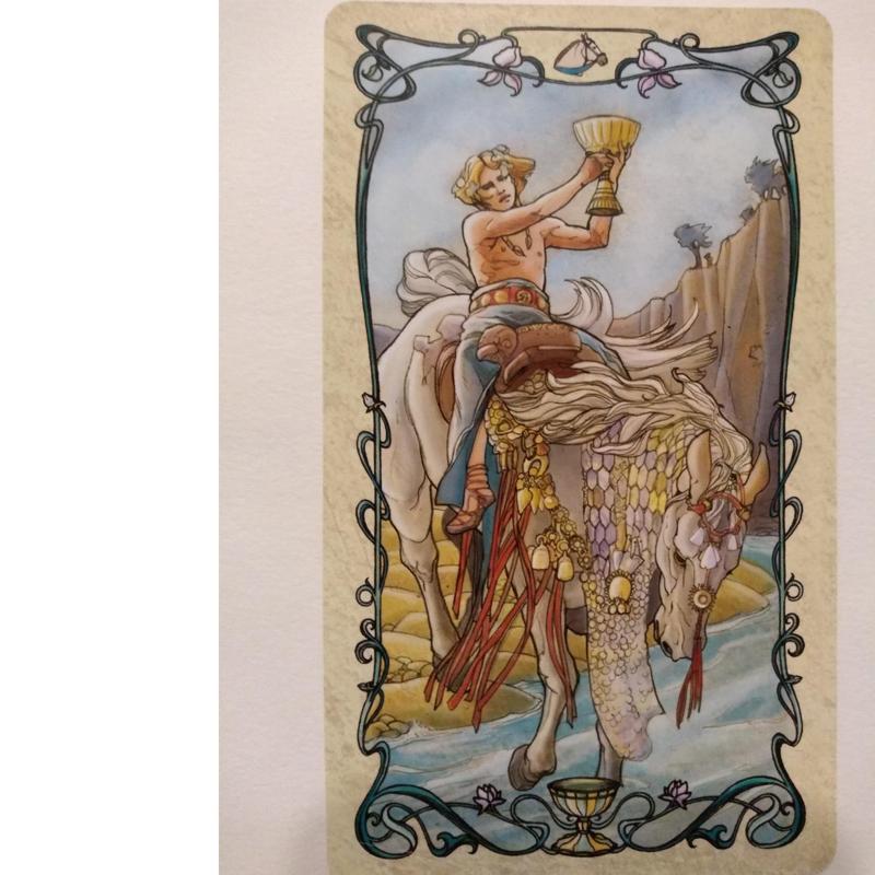 Mucha Tarot Cards English Version Board Game Card