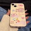 Transparent hollow cat and dog suitable for Apple 15prom mobile phone case 14/13/12 soft case iPhone11 all-inclusive XR/X