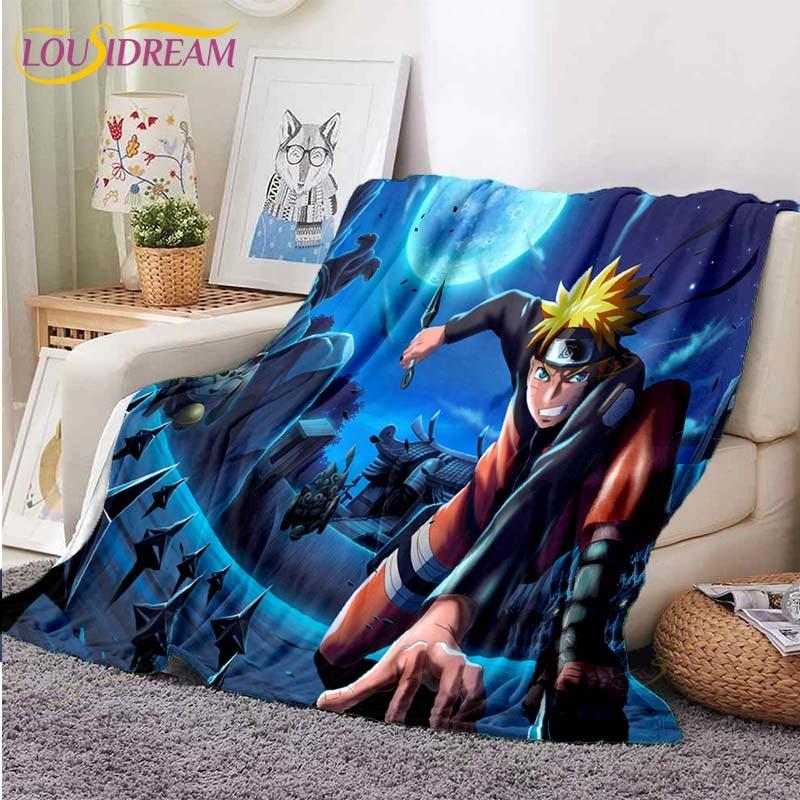 Одеяло Наруто, одеяло с рисунком Наруто, пододеяльник для дивана, дорожное постельное белье, фланелевое одеяло, покрывало