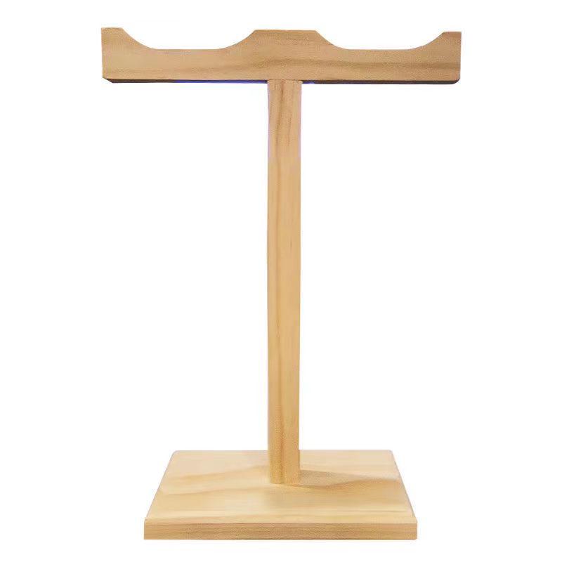 Универсальное настенное крепление для наушников из массива дерева с шумоподавлением и подставка для дисплея