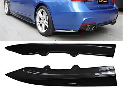 Задние FLAP накладки DPT (черный глянец) для BMW 3 серия F-30/31/34 2012-2019 гг
