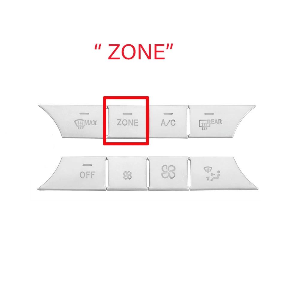 ABS автомобильная консоль AC Media Volume Авто кнопки блестки крышка наклейки отделка подходит для Mercedes Benz CE CLS GLK Class W204