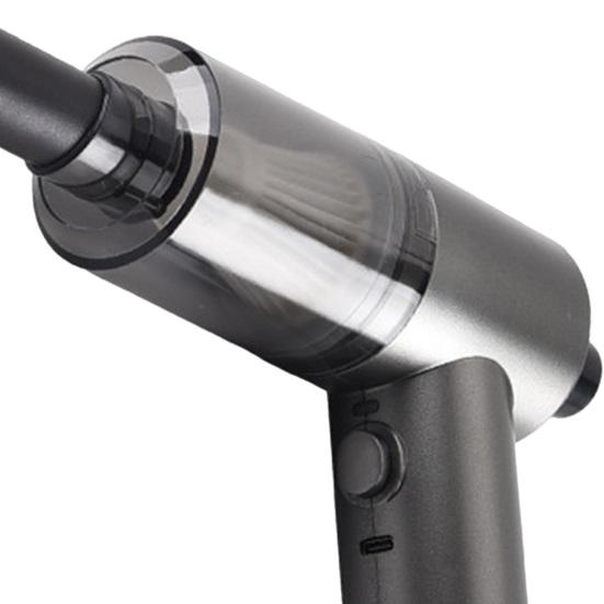 Автомобильный пылесос с трехслойной фильтрацией, мощное всасывание, низкий уровень шума, многофункциональный портативный беспроводной пылесос со светодиодной подсветкой