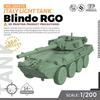 SSMODEL 1/200 Набор военной модели Италия Легкий танк Blindo RGO