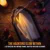Glowing LED Mirror Decor Battery Operated Halloween Wall Decor Gift Haunted House Ornament  Bedroom