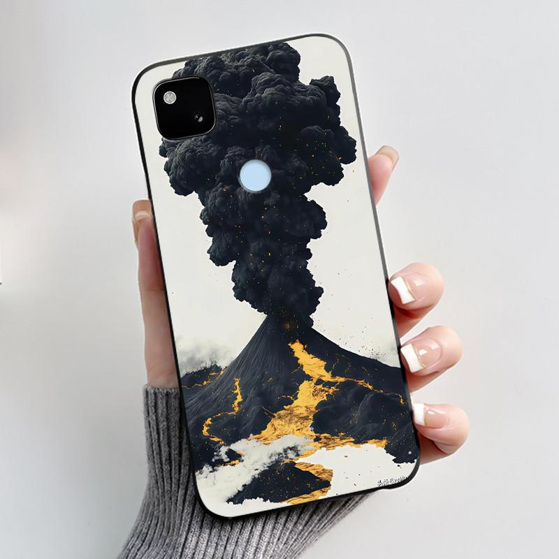 Чехол для телефона Google Pixel 4a 4G / 4a 5G, Ультратонкий, Тонкий, Эстетичный, Роскошный, Милый, Крутой, Для Мальчиков, Девочек, Мягкий Силикон, Матовый Чехол