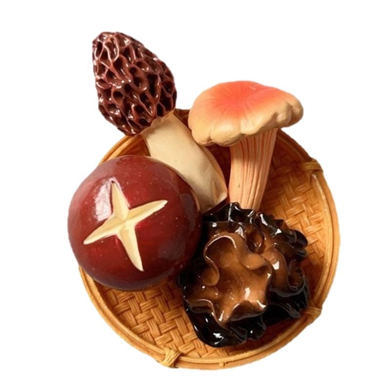 Mushroom Fridge Magnets Refrigerator Magnets Fridge Decorative Magnets for Home Whiteboard Classroom Office Locker