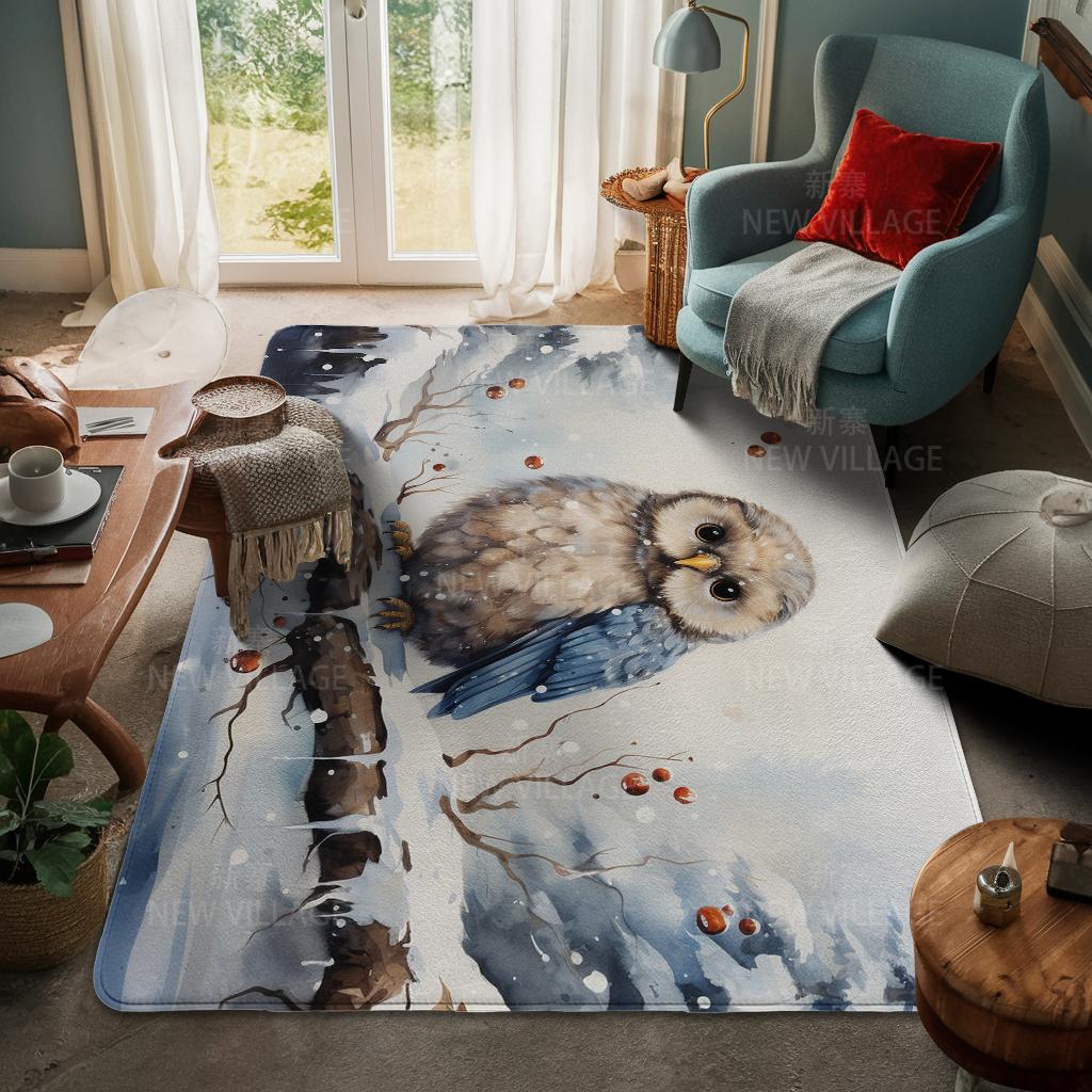 Ковер у входа в дом Домашний коврик у двери Гостиная Ванная Комната Ноги ванная комната Нескользящие коврики с водопоглощением для ванной Счастливого Рождества зима