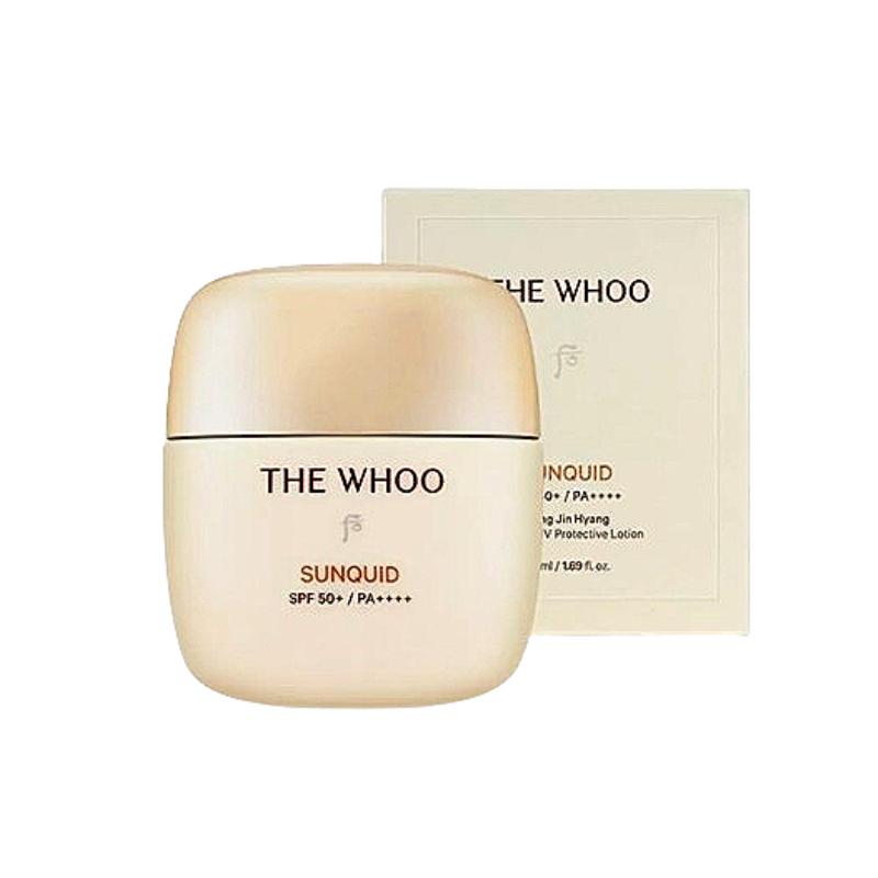 История Whoo Jin Hae Yoon Sunquid 50 мл SPF 50+ PA++++ Охлаждение Антивозрастной