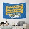 We're Leeds Rhinos Team Banner Design Pattern Wall Hanging Tapestry Decorative Tapestry Home Decor for Bedroom and Living Room