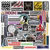 10/52 шт. Наклейки Hoonigan Hoonigan Автомобильные JDM Гоночные Автомобили Граффити Наклейки для DIY Багажа Ноутбука Скейтборда Мотоцикла Велосипеда Наклейка