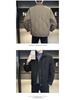 Мужская зимняя легкая модная повседневная пуховая куртка в корейском стиле с воротником-рубашкой.