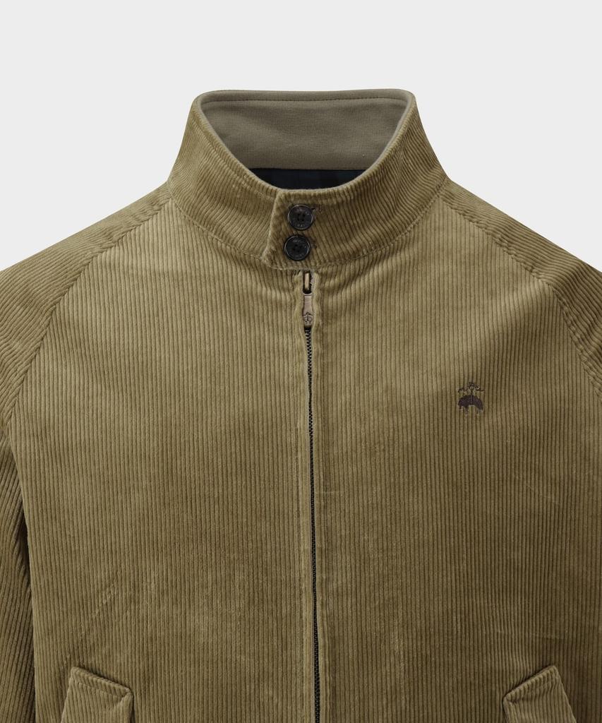 Brooks Brothers Corduroy Harrington Jumper (Beige) (Bbotmbf302)