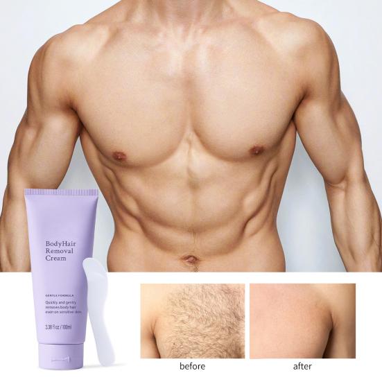 100ML Hair Removal Cream with Spatula Men Women Painless Full Body Arm