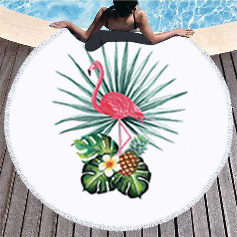 Flamingo Series Ultra-Fine Fiber Beach Towel & Indoor/Outdoor Mat