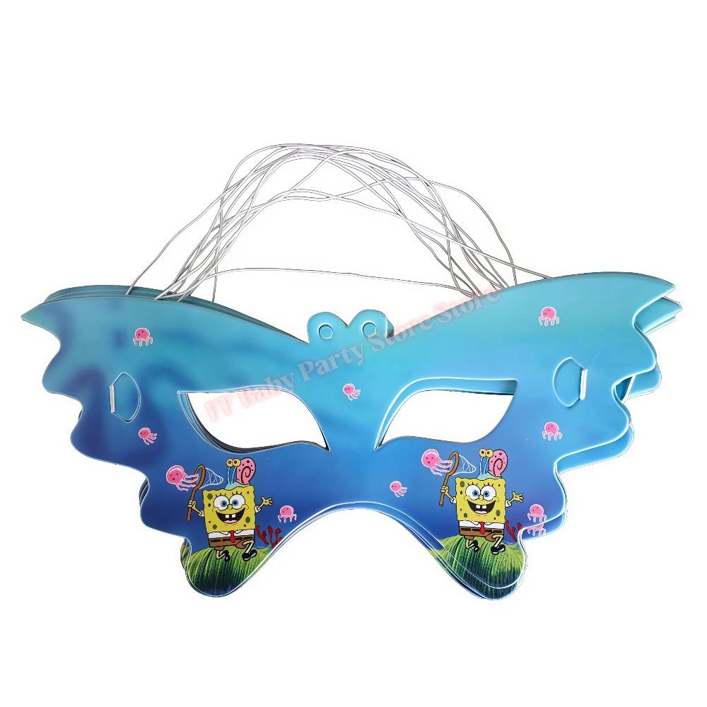 Cartoon Spongebobed Birthday Party Favors Bracelets Keychains Carnival Prizes Pinata Goody Bag Fillers Party Gift Birthday Decor