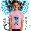 Dbz Goku Anime Print Pure Cotton T Shirt for Boys Girls Casual Short Sleeve Kids Summer Top Soft Breathable Lightweight