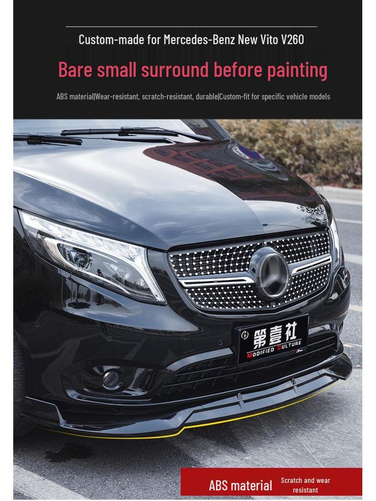 Передний спойлер и решетка радиатора для Mercedes Vito V260 W447 2016-2023
