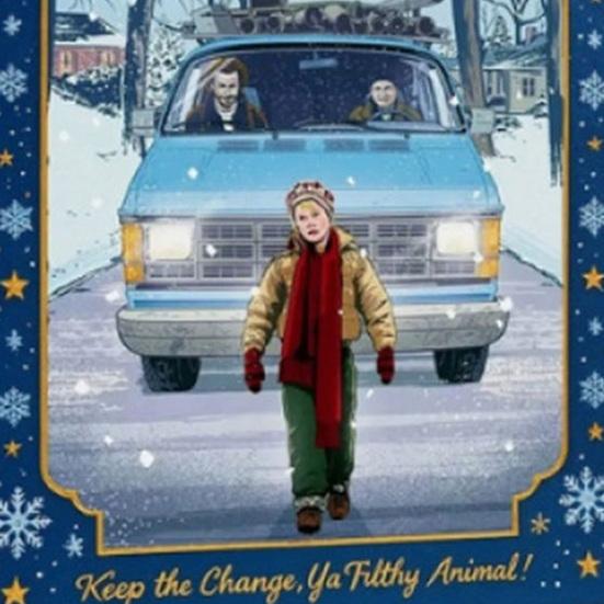 Movie Advent Calendar 2025 24 Days Acrylic Ornament with Movie Themes Christmas Countdown Decor for Tree Kids' Room