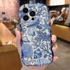 Чехол с пальмой на закате для iPhone 17 Air 16 E 15 14 Plus 13 12 Mini 11 Pro Max Жидкий силикон Ударопрочный Мягкие чехлы Funda