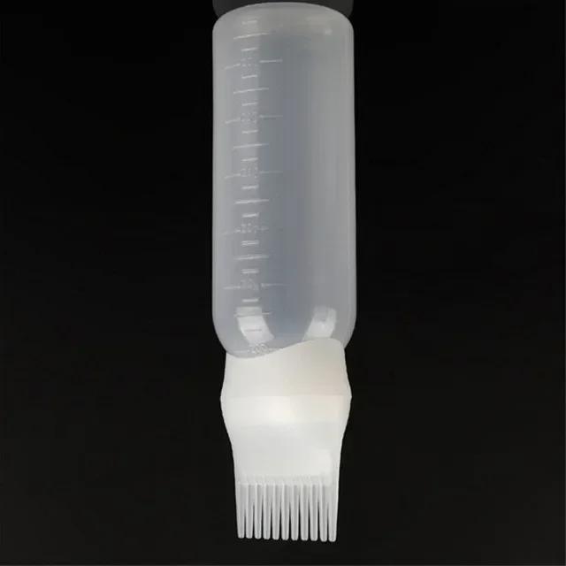 120 МЛ Бутылка для краски для волос Инструмент для мытья волос Аппликатор Кисть Дозатор Салонное окрашивание волос Краска Окрашивание Девушки Самостоятельно Оснащенная Зубчатая расческа