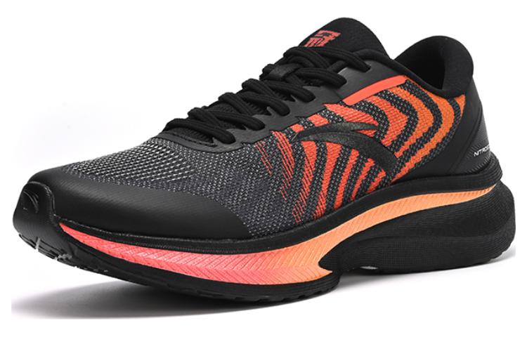 Men's Sneakers Anta Champion Running Shoes 2 Low top Running Shoes Men's Black Orange
