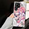 Чехол для телефона Samsung Galaxy с персонажами аниме Madoka Magica, для моделей S25 S24 S23 S22 Ultra, мягкая накладка, S25 Edge S21 Plus S20 FE S10 +, Черный чехол