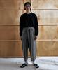 EASE Pattern Warp Pants_Brown