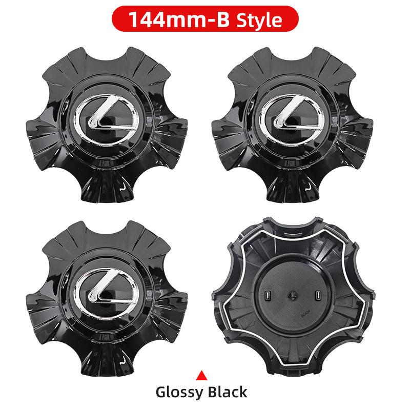 AIV1 4pcs 4260B-60500 4260B-60230 Car Wheel Center Cap Logo Hub Cover Badge Emblem for Lexus Lx570 LX450 LX460 GX460 Accessories