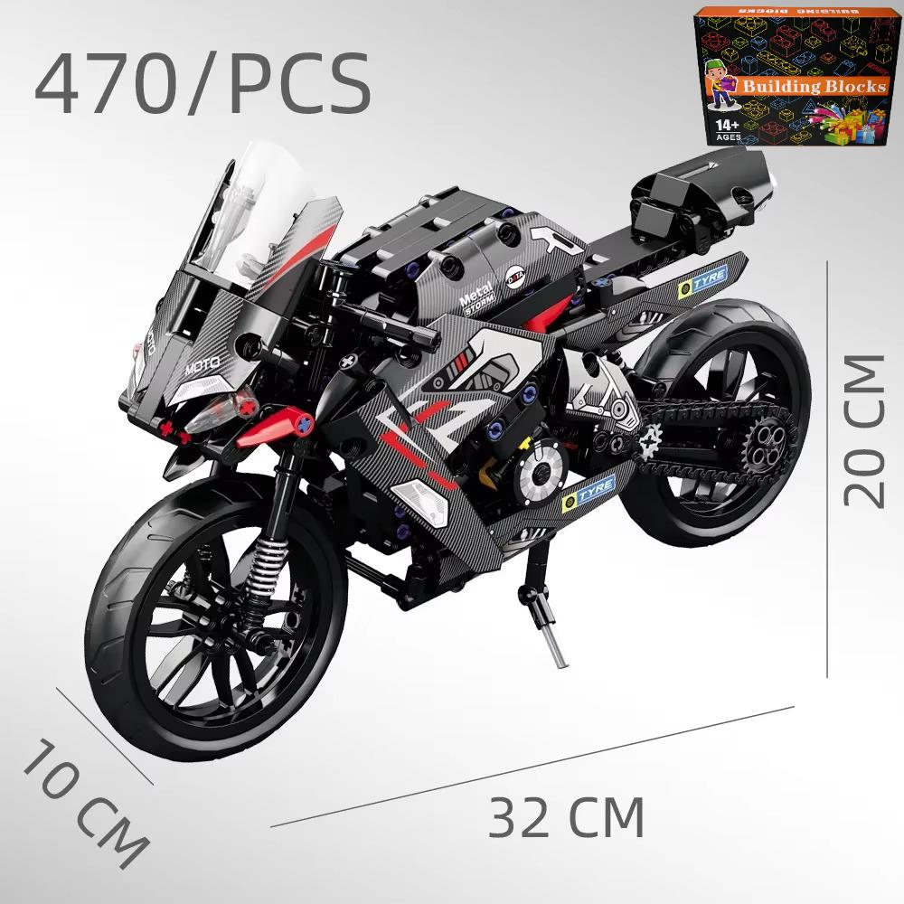 City Tech Motorcycle Car Model Building Blocks City Sports Rapid Racing Motorbike Model Bricks Toy For Childrens Gift