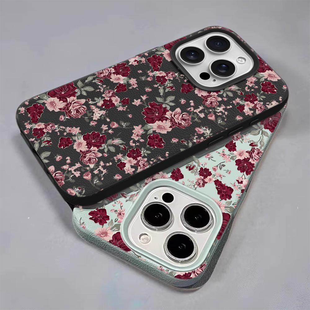 Beautiful Big Flowers Mobile Phone Case For IPhone 17 16 15 14 13 12 Pro Max 11 Ultra Slim Shockproof Cover For IPhone Air