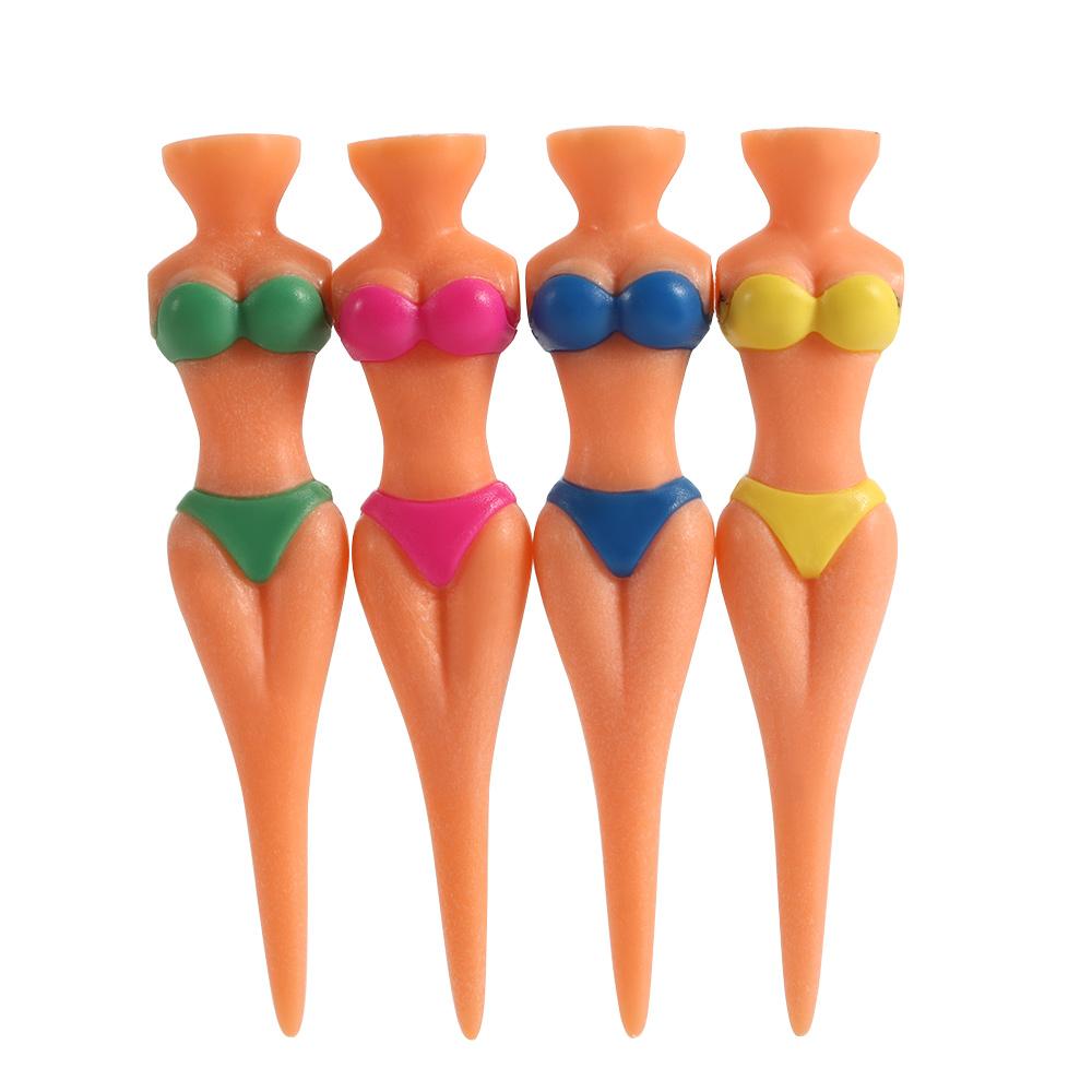 Lady Model Bikini Outdoor Sexy Attractive Clubs Tee Golf Tees Golf Training Golf Accessories