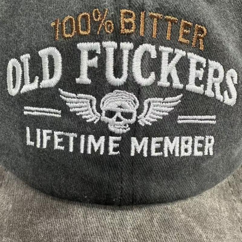 New Cotton Hat Old Fuckers Club Vintage Baseball Cap