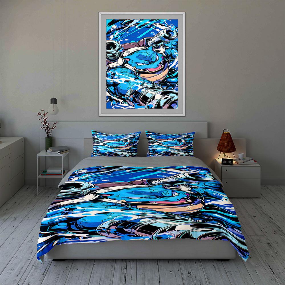 Blue, dynamic, abstract. Bedding Duvet cover sets Duvet covers Pillowcases gifts (1 * Duvet Cover 2 * Pillowcases, without duvet insert)