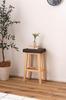 AZUMAYA Bambi High Stool, Brown, CL-789CBR
