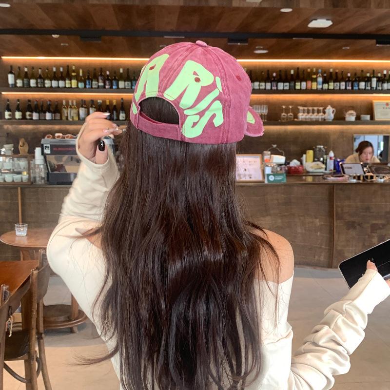 Весенние и осенние шляпы бейсболка с граффити принтом буквы повседневная модная бейсболка с козырьком от солнца