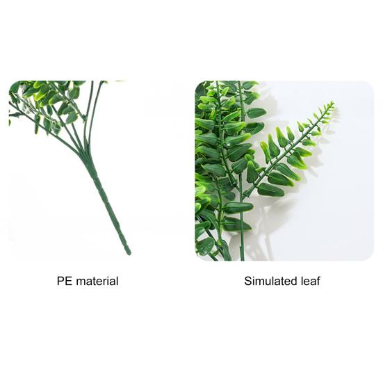 Искусственные Подвесные Растения Искусственные Лианы Устойчивые к УФ-лучам Водонепроницаемые Легко Чистятся Для Дома и Улицы Искусственные Подвесные Папоротники Зелень Растения