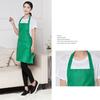 Pure Colors Plain Aprons For Chefs Cooking Bib Restaurant With Front Pocket New Hot Women Men 1PC Home Kitchen  Supply