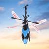 2.5 Channel RC Helicopter Rechargeable Flexible Remote Control Aircraft Toy with Light for Kids Adults