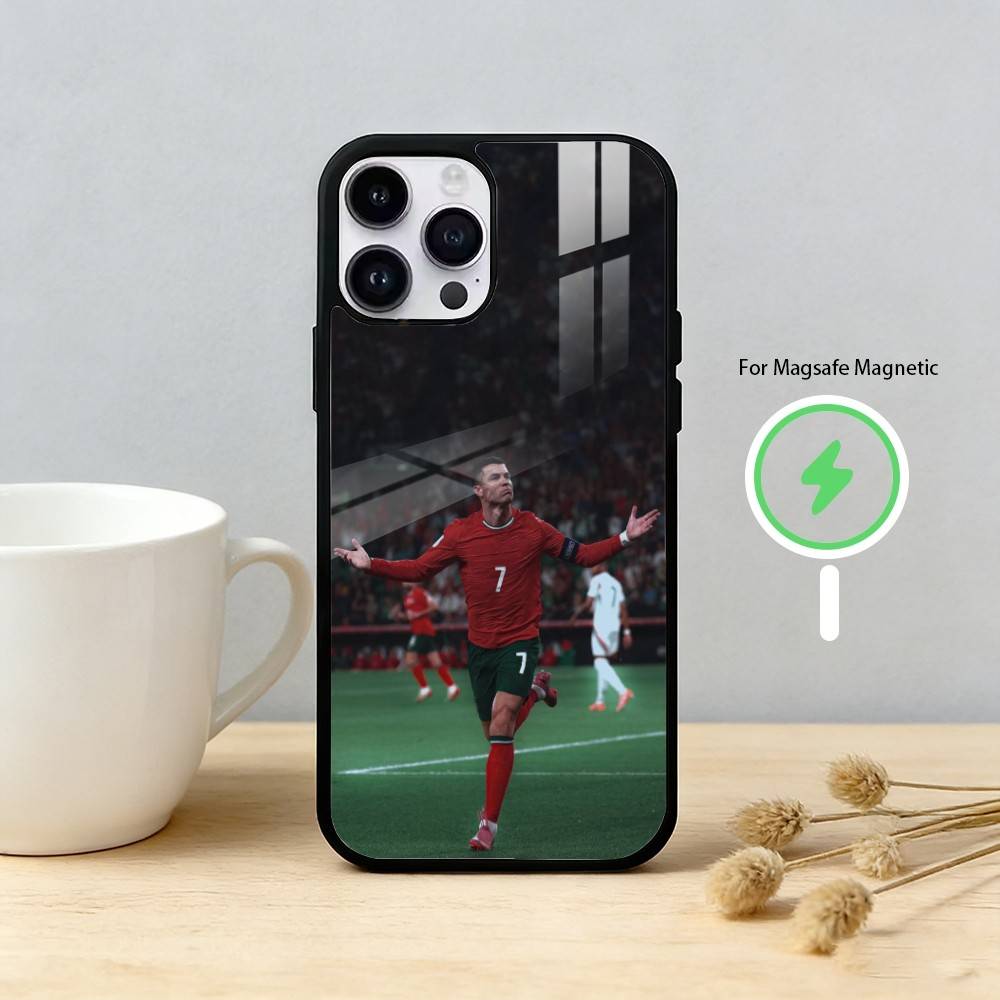R-ronaldo крутой cr7 Чехол для телефона для iPhone 17,16,15,14,13,12,Plus,Pro,Max Для магнитной беспроводной зарядки