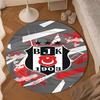 Beşiktaş Istanbul Football Club Emblem Round mat Home Decor, Chair rug For livingroom,Bedroom, doormat home decor Birthday Gift Christmas Gifts