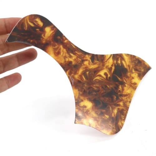 Guitar Pickguard Sticker, Adhesive Pickguard - Acoustic Guitar Pickguard Multi-Purpose Guitar Protective Guard Anti-Scratch Guard Plate | Wear-Resista