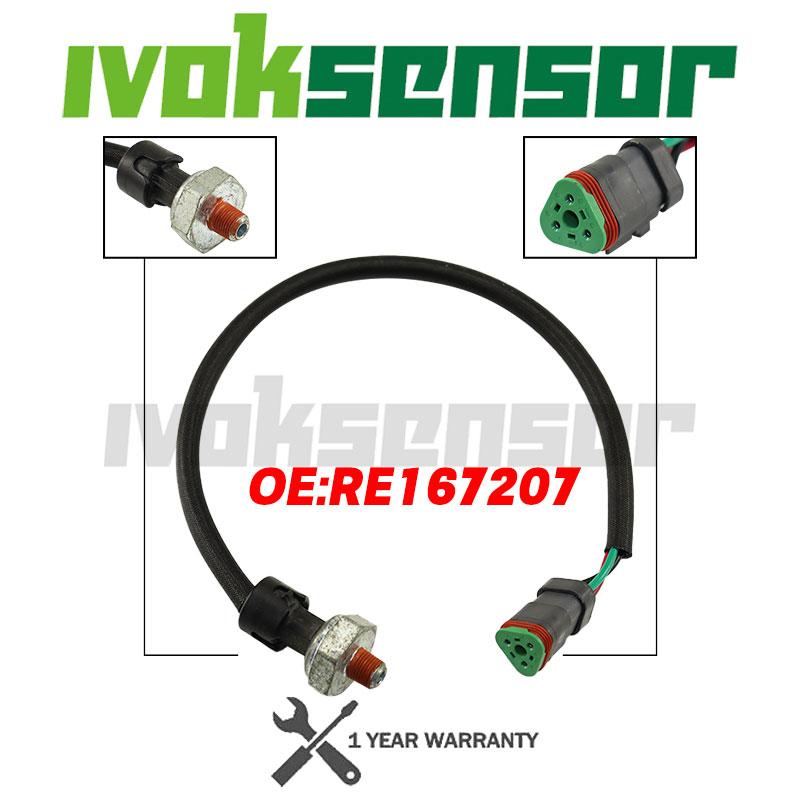 64MT2114 Oil Pressure Sensor RE167207 For John Deere Engine Code DT466E I530E DT466/530 HT53