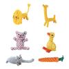 Веревочная игрушка для собак в форме животного, чтобы занять собак, игрушка для жевания щенков в виде моркови, игрушка для перетягивания каната для маленьких и средних собак, для игр в помещении и на улице