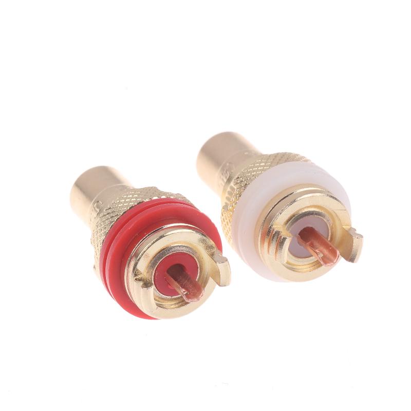 2/4 шт. RCA Jack Штекер Медный Позолоченный CMC RCA Розетка Для Динамиков Клеммы Аудио Проводные Соединители Аксессуары