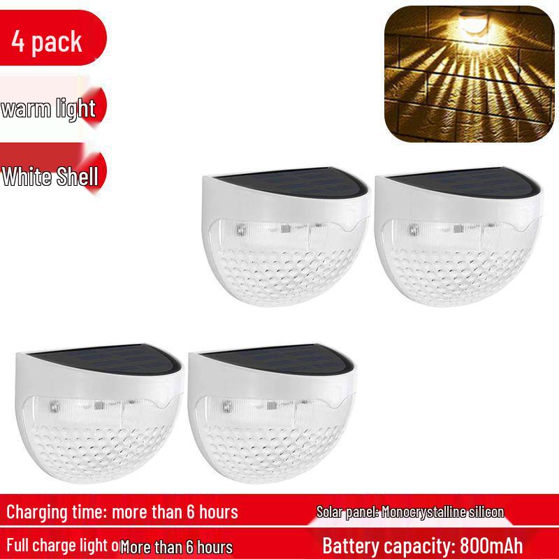 Solar Waterproof Outdoor Lights – Automatic Dusk On for Garden, Lawn, Wall, and Fence Decoration.