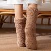 Fluffy Thick Thermal Socks Plush Fleece Sock Women Kawaii Thickened Floor Socks  Gifts
