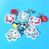 Acrylic Creative Cartoon Shake Ball Line Puppy Keychain Bag Pendants Couples Cute Keychain Bag Pendants Holiday Gifts