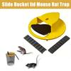 Flip-top Mouse Trap Family-safe Auto Reset Lid Multiple Catch Mice Trap Indoor Outdoor Mouse Trap Bucket Rodent Trap Bucket Lid